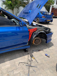 Kein Усилитель(Распорки) под передние крылья для Subaur Impreza / WRX / WRX STI1992-2000