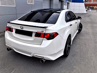 Спойлер лип на крышку багажника Honda Accord 8 (VIII) / Acura TSX (CU) (2008-2013) + УСТАНОВОЧНЫЙ КОМПЛЕКТ