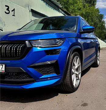 Расширители арок для Skoda Kodiaq (2016-2024) Текстурный(окрашенный) вариант + установочный комплект.